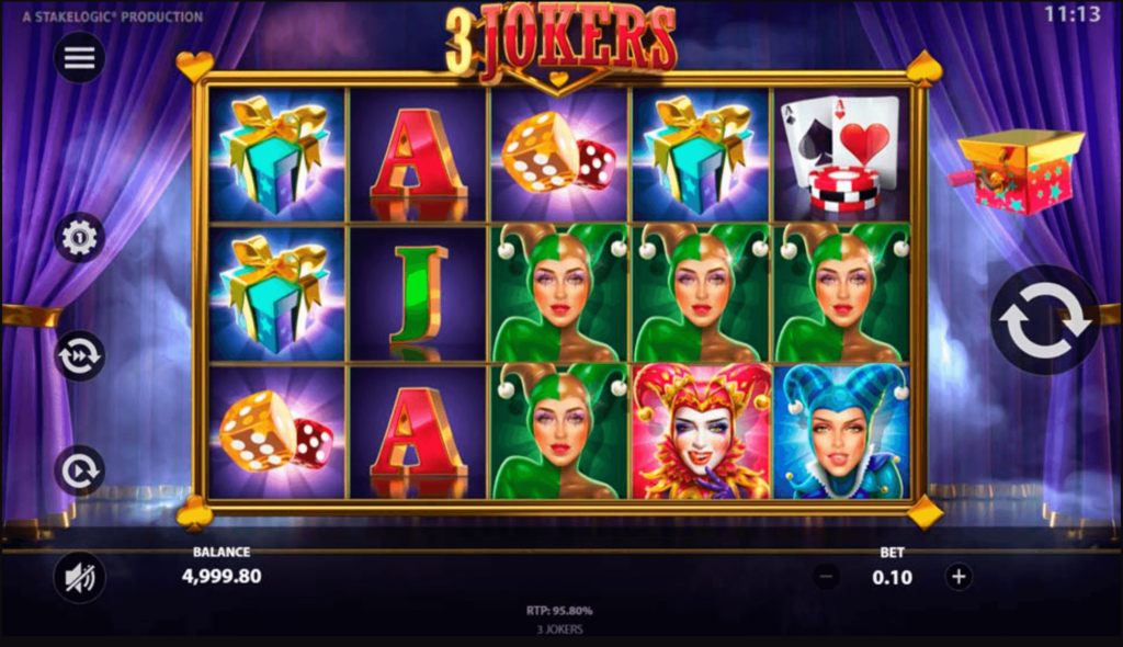 3 Jokers - circus slots