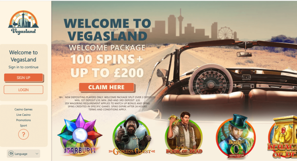 VegasLand Casino Overview